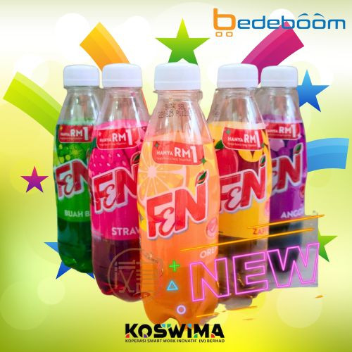 F & N Minuman Karbonat Perisa Buah-Buahan