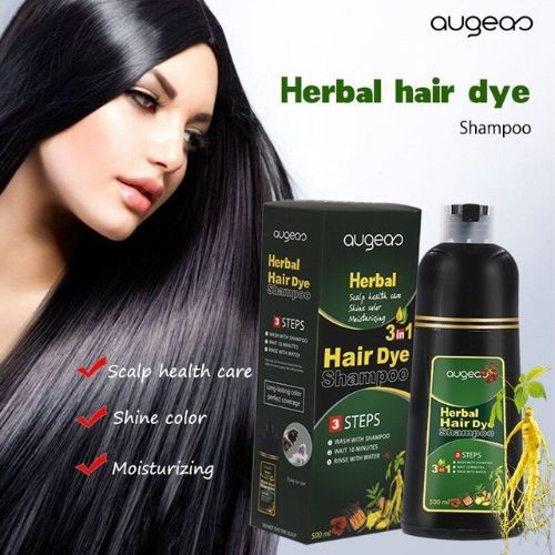 Augeas Herbal 3 in 1 Syampu Pewarna Rambut 500ml
