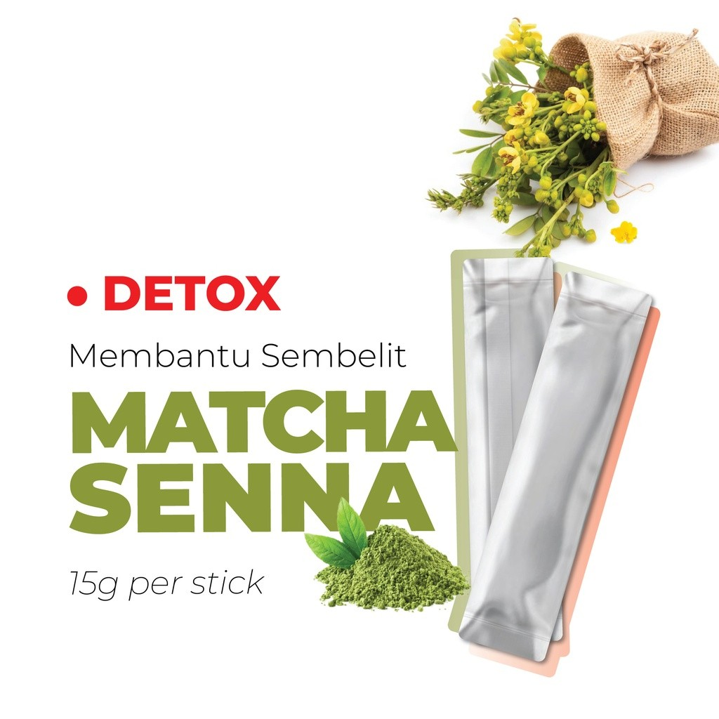 Matcha Senna Slim Detox (1 Sachet 15g)
